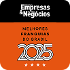 Selo Melhores Franquias 2025 - Empresas & Negócios